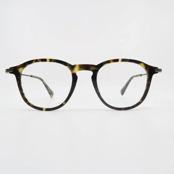 John Varvatos VJV421 47mm Olive Tortoise Oval New Men's Eyeglasses. - Picture 1 of 8